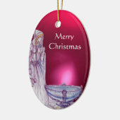 VIVIEN/LADY DES SEES Pink Blue Gemstone Keramik Ornament (Links)