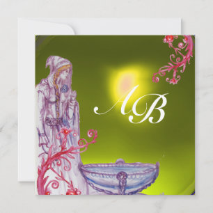 VIVIEN MONOGRAM Gelber Topaz Einladung