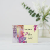 VIVIEN MONOGRAM Perlpapier Visitenkarte (Stehend Vorderseite)