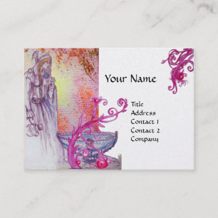 VIVIEN-Monogramm gold-metallisches Papier Visitenkarte