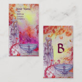 VIVIEN-Monogramm Visitenkarte (Vorne/Hinten)