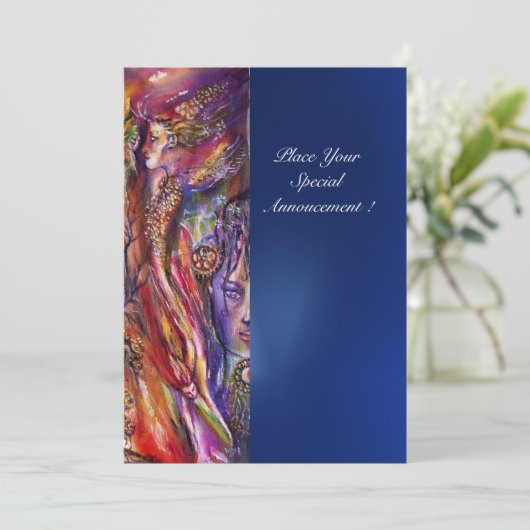 VIVIEN UND MERLIN EINLADUNG (Stehend Vorderseite)