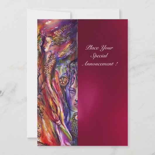 VIVIEN UND MERLIN EINLADUNG (Vorderseite)