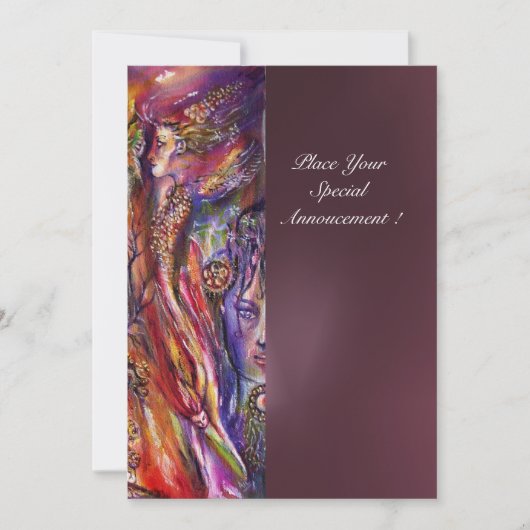 VIVIEN UND MERLIN EINLADUNG (Vorderseite)