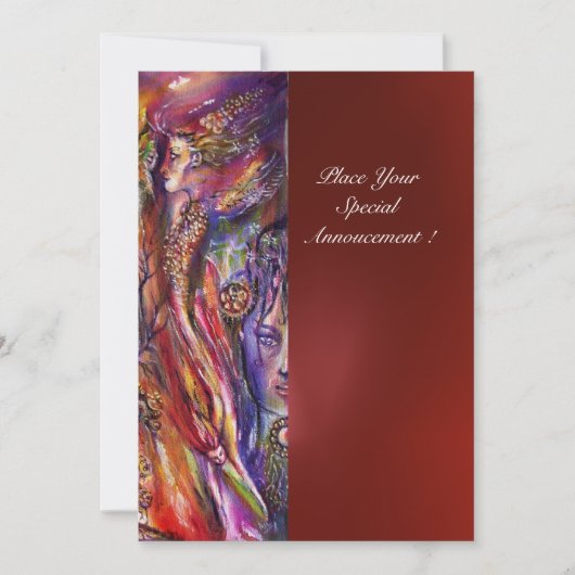 VIVIEN UND MERLIN EINLADUNG (Vorderseite)