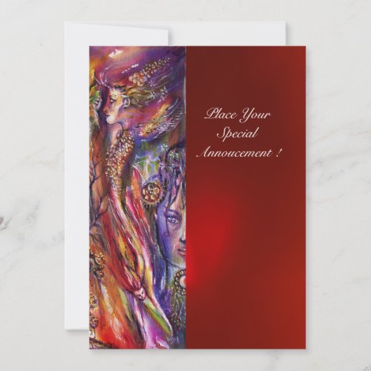 VIVIEN UND MERLIN EINLADUNG (Vorderseite)