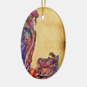 VIVIEN UND MERLIN KERAMIK ORNAMENT (Links)