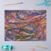 VIVIEN UND MERLIN Pink Lila Blue Fantasy Seidenpapier (Basteln)