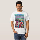 Viviendo Como Dios: Cristo y Su Fiesta de Cerveza T-Shirt (Vorne ganz)