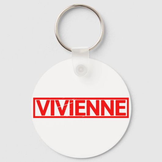 Vivienne-Briefmarke Schlüsselanhänger (Vorderseite)