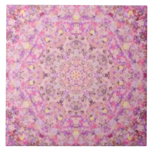 Vivienne Oil Paint Mandala Fliese (Vorderseite)