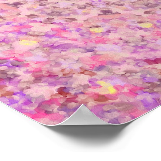 Vivienne Oil Paint Mandala Poster (Ecke)