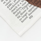 Vivienne Steampunk Fox Fleecedecke (Ecke)