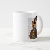 Vivienne Steampunk Fox Jumbo-Tasse (Vorderseite Rechts)