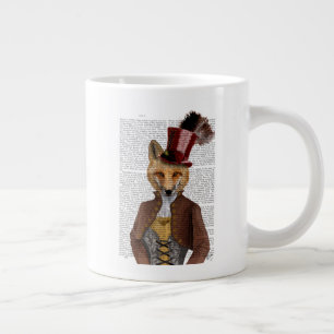 Vivienne Steampunk Fox Jumbo-Tasse