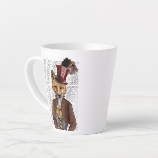 Vivienne Steampunk Fox Milchtasse (Linke Ecke)