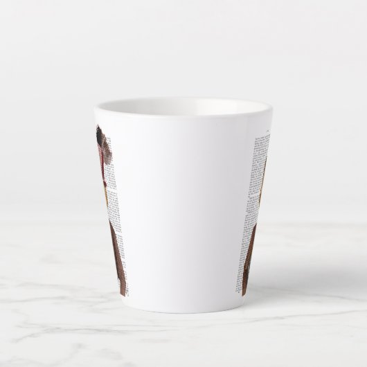 Vivienne Steampunk Fox Milchtasse (Vorderseite)