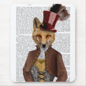 Vivienne Steampunk Fox Mousepad (Vorne)