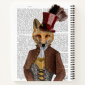 Vivienne Steampunk Fox Notizblock (Rückseite)