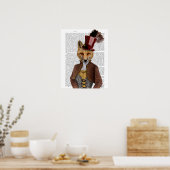 Vivienne Steampunk Fox Poster (Küche)