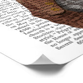 Vivienne Steampunk Fox Poster (Ecke)