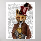 Vivienne Steampunk Fox Poster (Vorne)