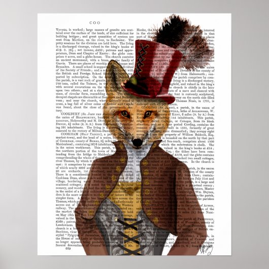 Vivienne Steampunk Fox Poster (Vorne)