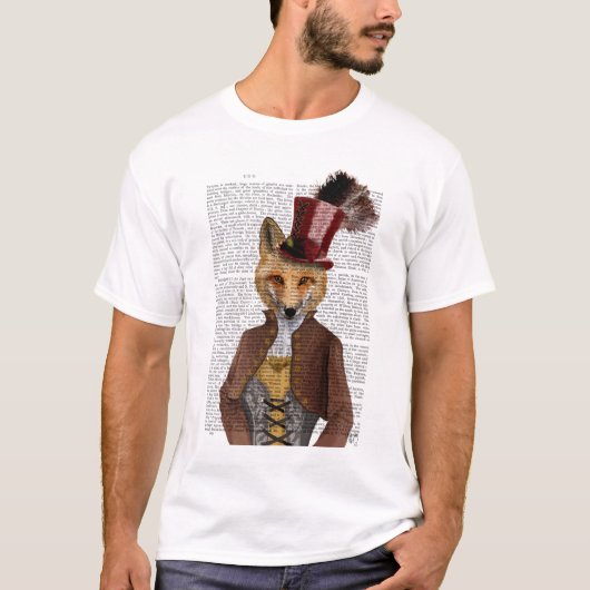 Vivienne Steampunk Fox T-Shirt (Vorderseite)