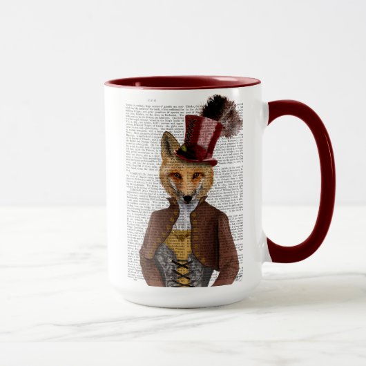 Vivienne Steampunk Fox Tasse (Rechts)