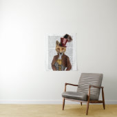 Vivienne Steampunk Fox Wandteppich (Beispiel)