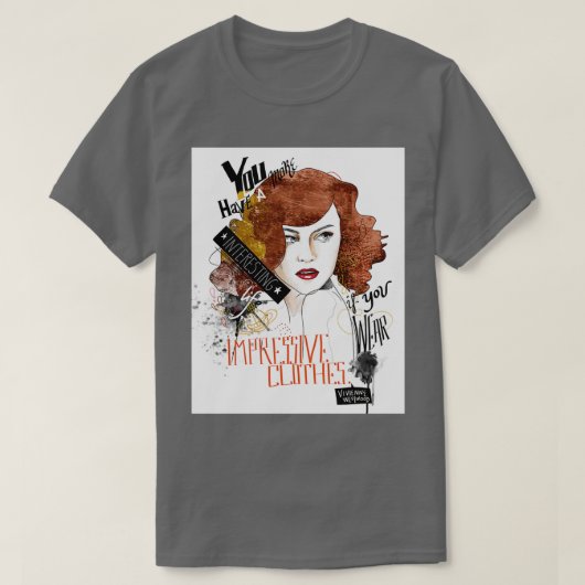 Vivienne Westwood Fashion Zitat T-Shirt (Design vorne)