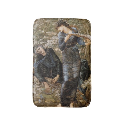 Viviens Beguiling of Merlin (Edward Burne-Jones) Badematte (Vorderseite Vertikal)