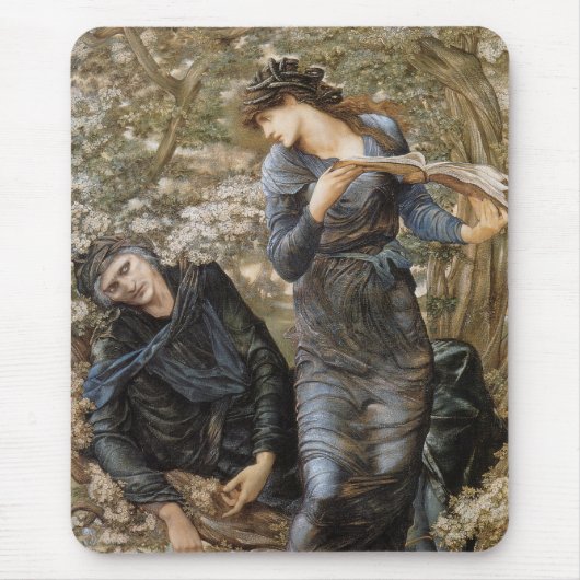 Viviens Beguiling of Merlin (Edward Burne-Jones) Mousepad (Vorne)