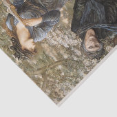 Viviens Beguiling of Merlin (Edward Burne-Jones) Seidenpapier (Ausschnitt)