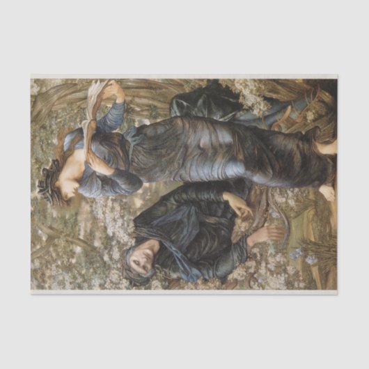 Viviens Beguiling of Merlin (Edward Burne-Jones) Seidenpapier (Vorderseite)