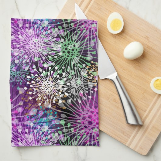 Viviles Spott-Muster Geschirrtuch (Viertel Falte)