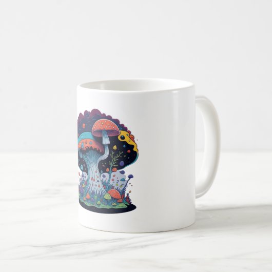 Vivily Detection Mushroom Kaffeetasse (VorderseiteRechts)