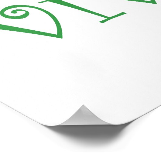 Vivir Verde Poster (Ecke)