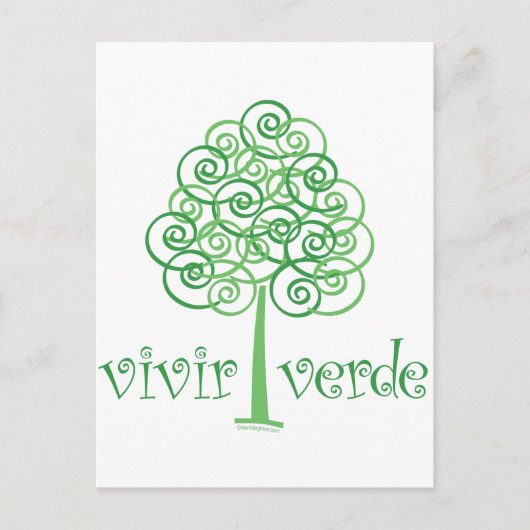 Vivir Verde Postkarte (Vorderseite)