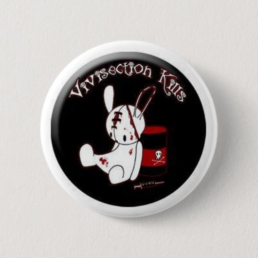 Vivisections-Tötungen Button (Vorderseite)