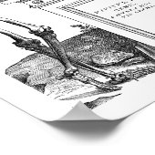 Vivitur Ingenio - Skeleton Poster (Ecke)