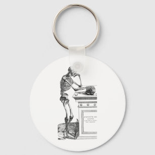 Vivitur Ingenio - Skelett Schlüsselanhänger