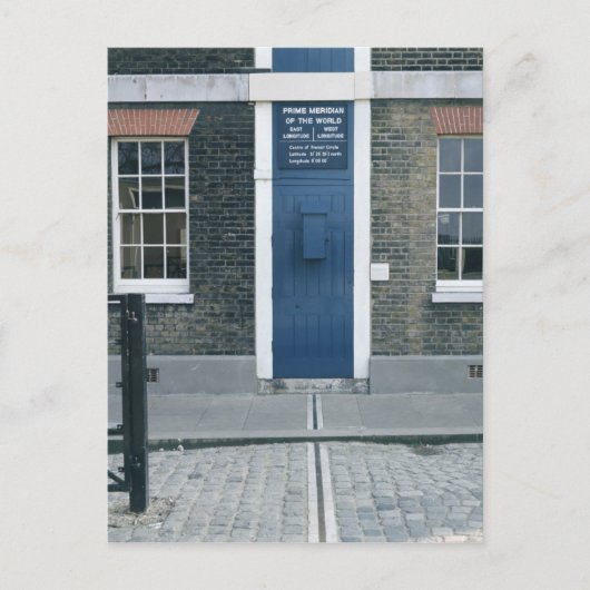 VIw der Meridianlinie Postkarte (Vorderseite)