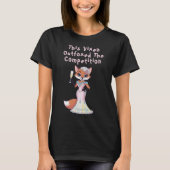 vixen | Bachelorette Fox Pun Black T-Shirt (Vorderseite)