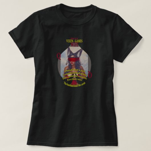 Vixen Games Hotwife Rules T-Shirt (Design vorne)
