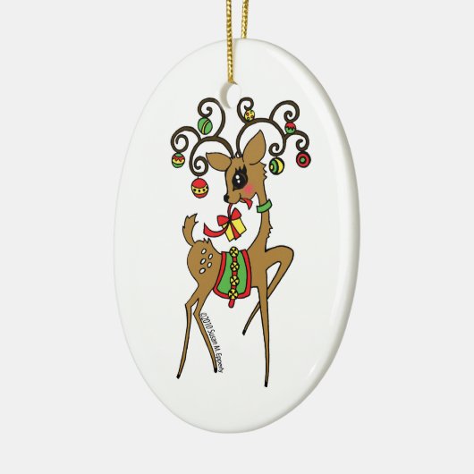 Vixen Keramikornament (Links)