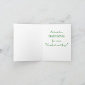 Vixen / Komfort und Freude Feiertagskarte (Innenseite)