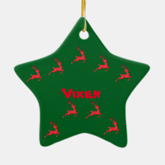 Vixen Ornament in Farben