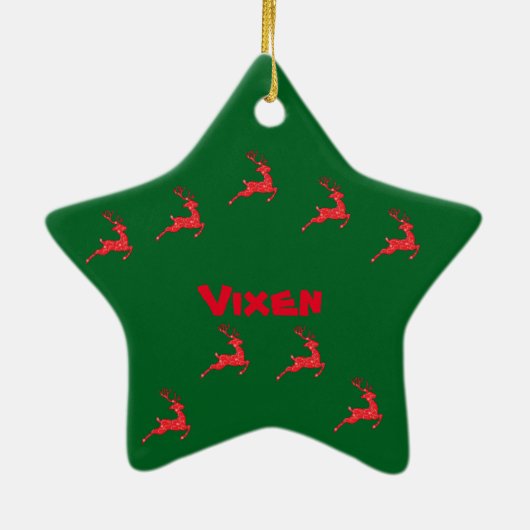 Vixen Ornament in Farben (Hinten)