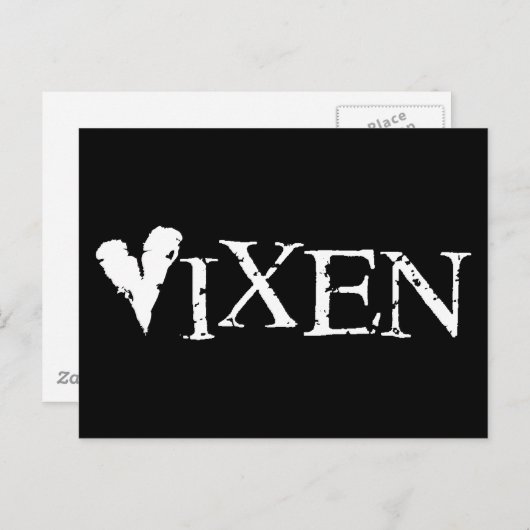 Vixen Postkarte (Vorne/Hinten)